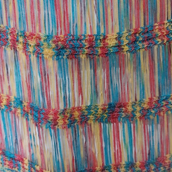 Eliesel Multi Colored Crochet Knit Top - Picture 5 of 8